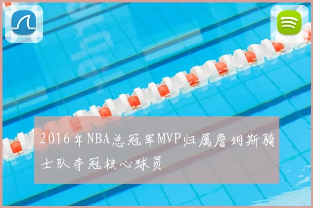 2016年NBA总冠军MVP归属詹姆斯骑士队夺冠核心球员
